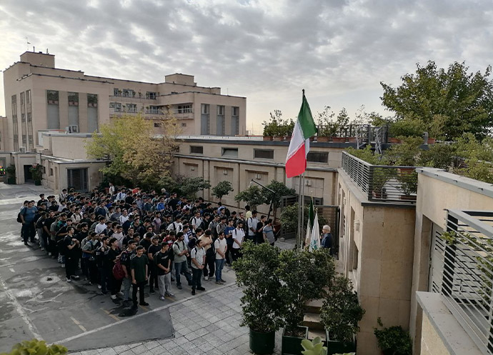 مراسم بازگشایی دبیرستان علامه طباطبایی